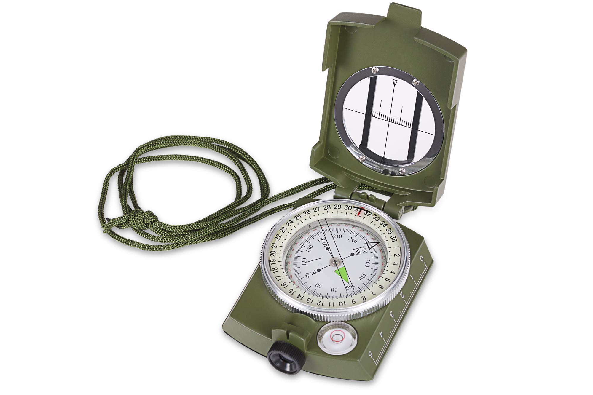Praktica TCM01G Military Waterproof Shockproof Lensatic Prismatic Compass