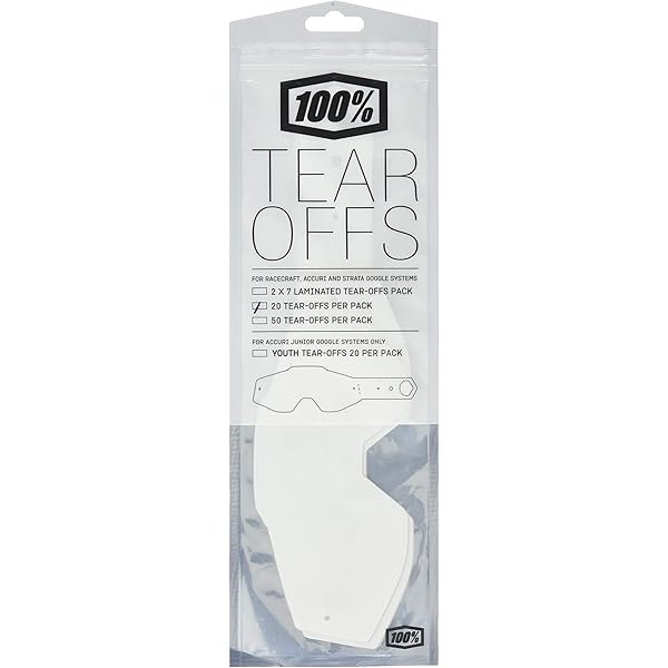 100 laminated tear offs