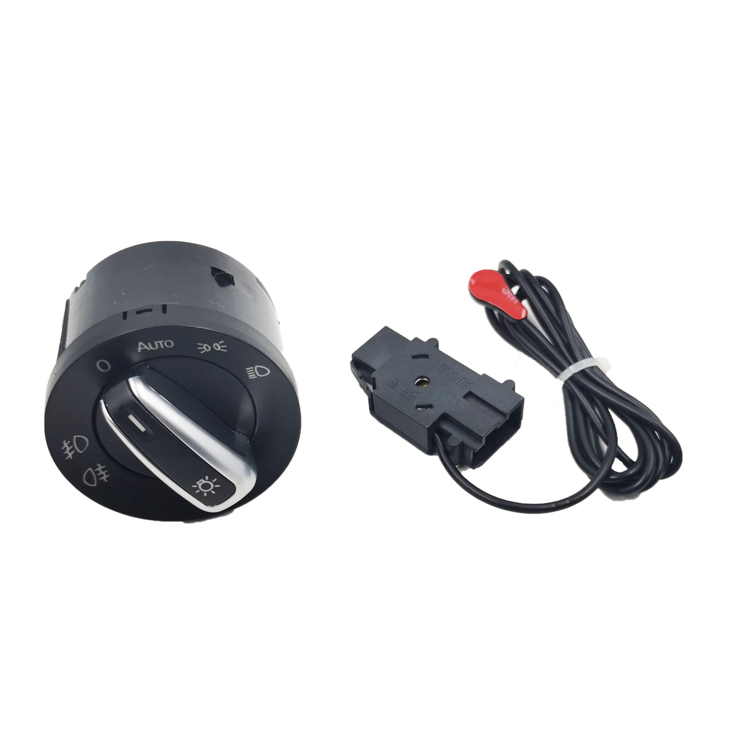 Photo 1 of Mr Fix Auto Headlight Switch Headlamp Fog Light Switch Sensor Moduel Compatible for VW Jetta Golf GTI MK5 MK6 Passat Tiguan