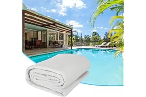 ZOMOFEW Precut 12X20FT White Pool Liner Pad for 12' Above Ground Swimming Pools - Puncture Prevention Extends Liner Life, Durable Eco-Friendly Geotextile Material