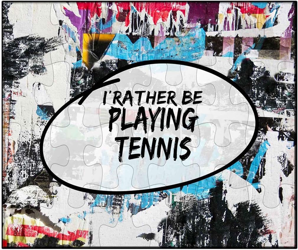 Makoroni - I'd Rather BE Playing Tennis Hobby - Jigsaw Puzzle, 30 pcs.