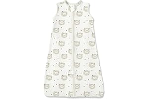 TotAha Light Sleep Sack, Stretchy, Soft, Cozy Wearable Blanket Sleep Bag with 2-Way Safe Zippers for 0-6-12-24 Months 0.5 TOG