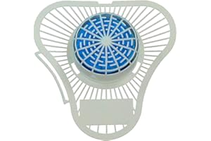 ScentBon 7004 Urinal Deodorizer Non Para Urinal Cakes Block, 2000 Flushes Urinal Screens Deodorizer, Citrus Fragrance Urinal Screen, Blue Urinal Cake (Pack of 12)