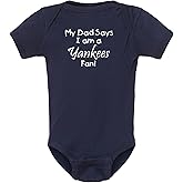 Cute My Dad Says I am a Baseball Fan Baby Bodysuit