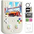 RG406V Handheld Game Console Preloaded Games RG 406V 4-inch IPS Multi-touch Screen Retro Game Console 128G UFS2.2 Android 13 Retro Emulator RG406V 5500mAh Battery 1080p DP WIFI Bluetooth Beige White