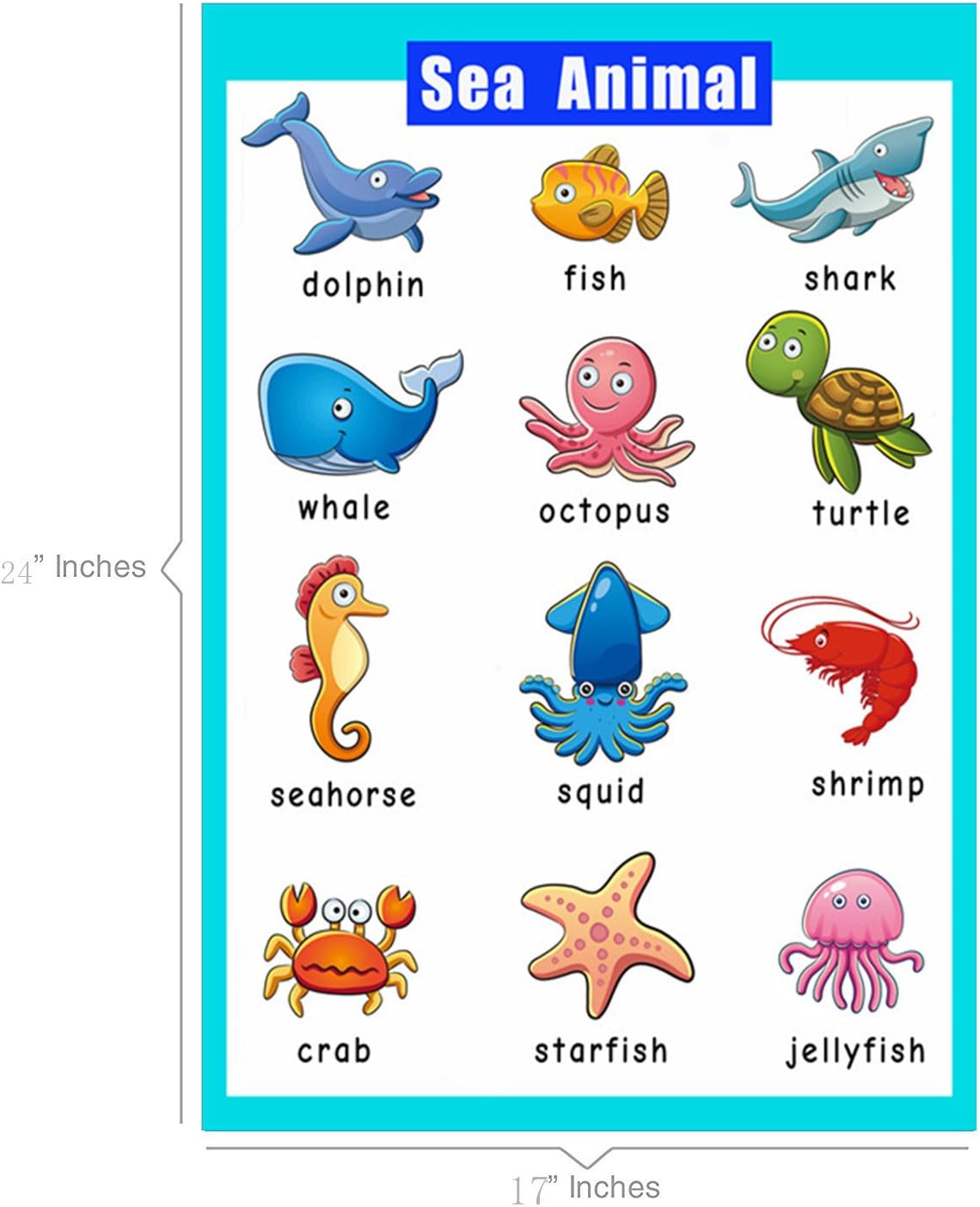 Amazon Com Santsun Educational Preschool Posters Educational