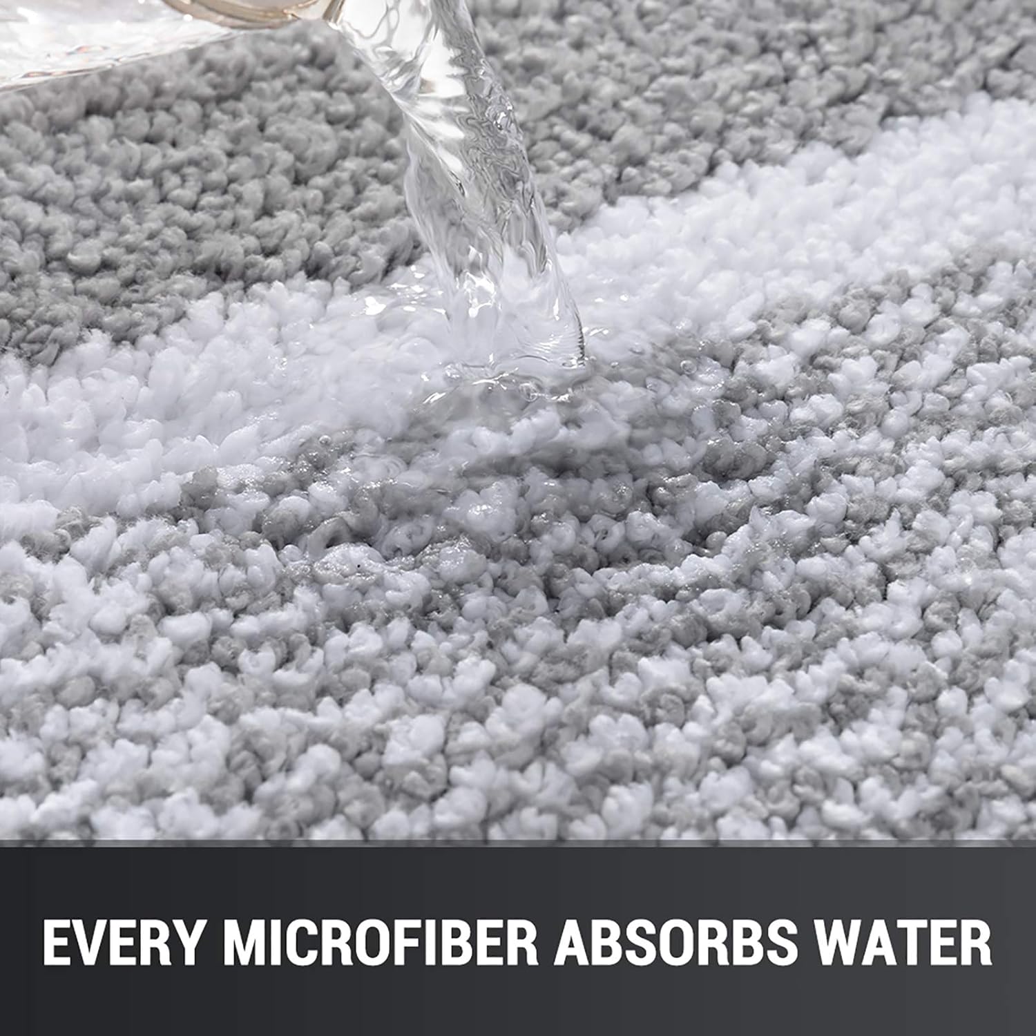 Bathroom Rug Mat, Ultra Soft and Water Absorbent Bath Rug, Bath Carpet, Machine Wash/Dry, for Tub, Shower, and Bath Room: Home & Kitchen