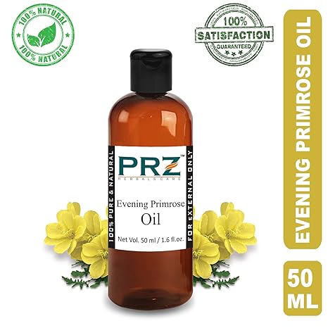 Buy Prz Evening Primrose Cold Pressed Carrier Oil 50ml Pure
