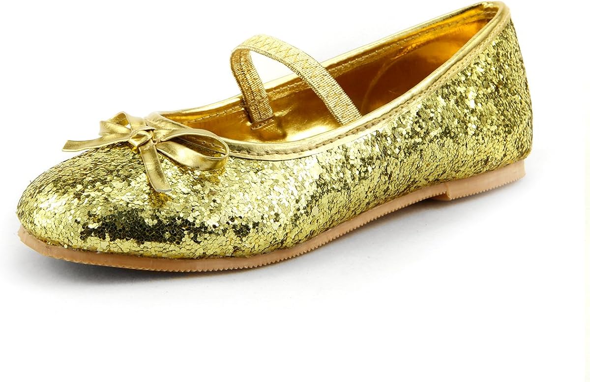 sparkly flat shoes
