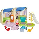 Peppa Pig Peppa's Pop-Open Playgroup Playset with Figure, Preschool Toys for 3 Year Old Girls and Boys and Up