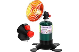 GASCALORIX Portable Propane Heater for Camping, Outdoor Gas Space Patio Garage Heater, High Heat Output Big Heaters Foldable Tank Holder for Winter Tent Hiking Ice Fishing Hunting