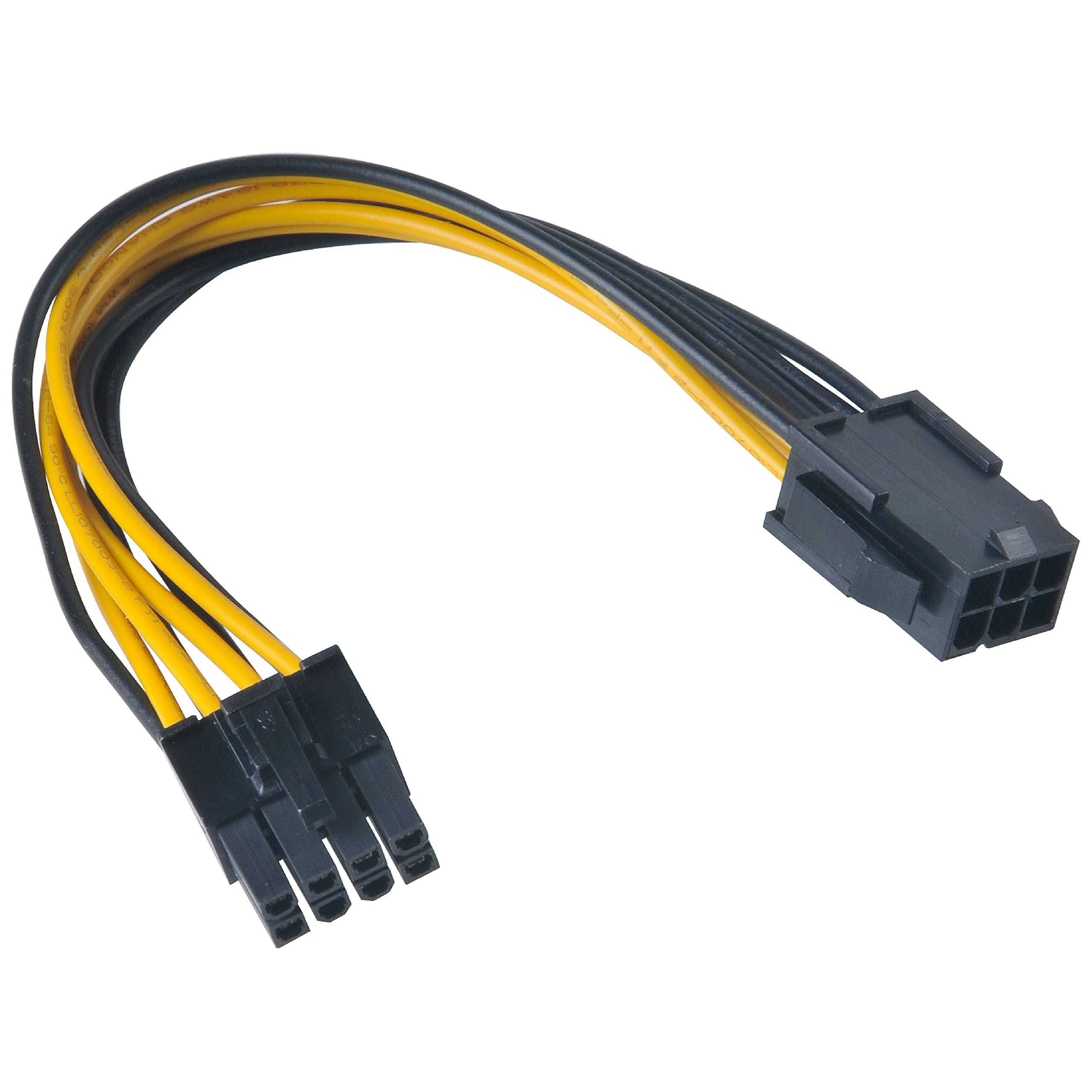 Akasa PCIe 6pin to ATX12V 8pin Adapter | 150mm | AK-CB051