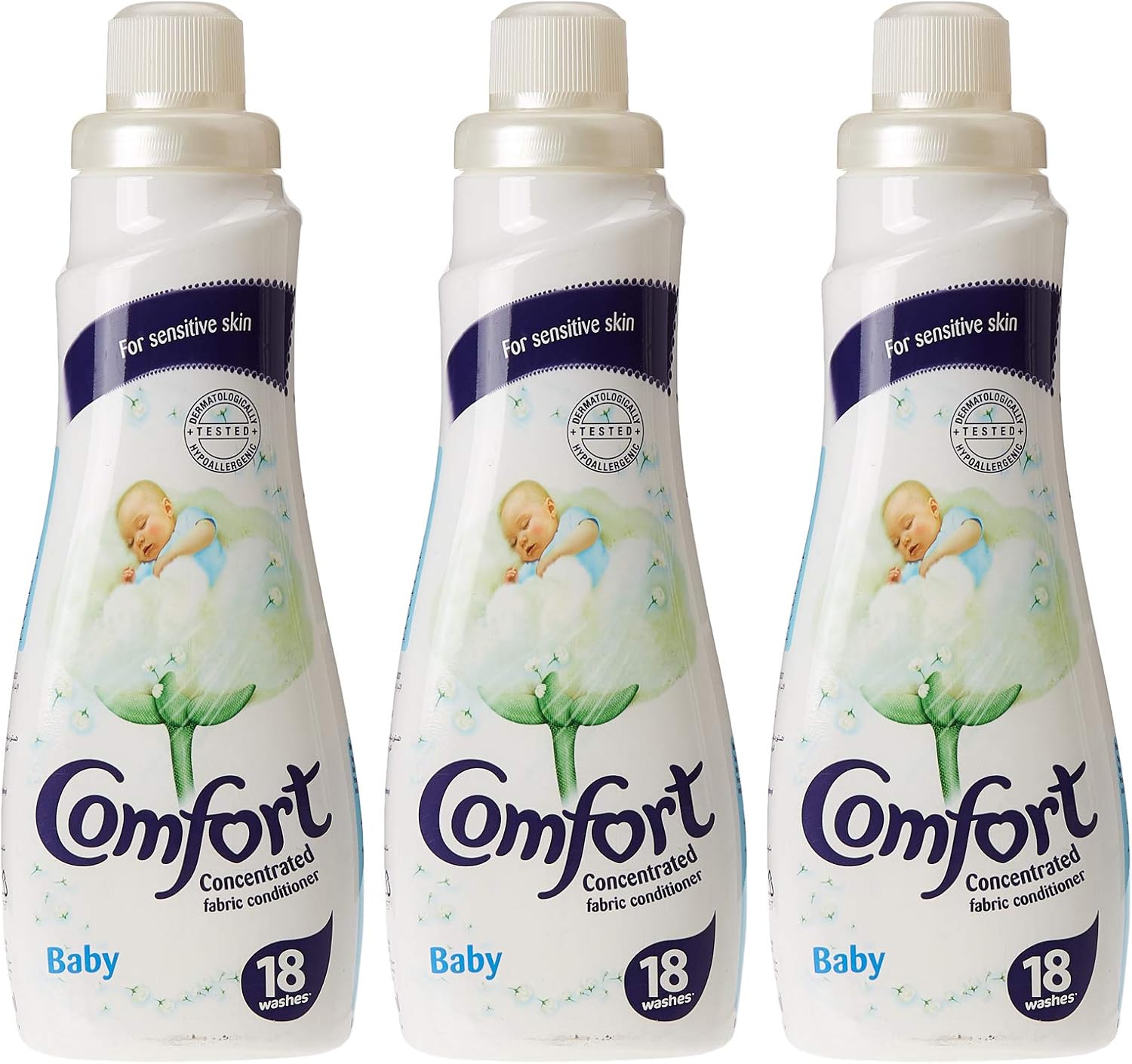 Comfort Concentrated Fabric Softener Baby, 750 ml (Pack of 3) Buy