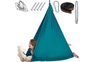 Chihee Sensory Swing Therapy Swing Hammock Indoor Outdoor for Kids, Hardware Included, Soft Breathable Nylon Cuddle Swing Joy Hammock for Child Adult with Autism, ADHD, Aspergers, Sensory Integration