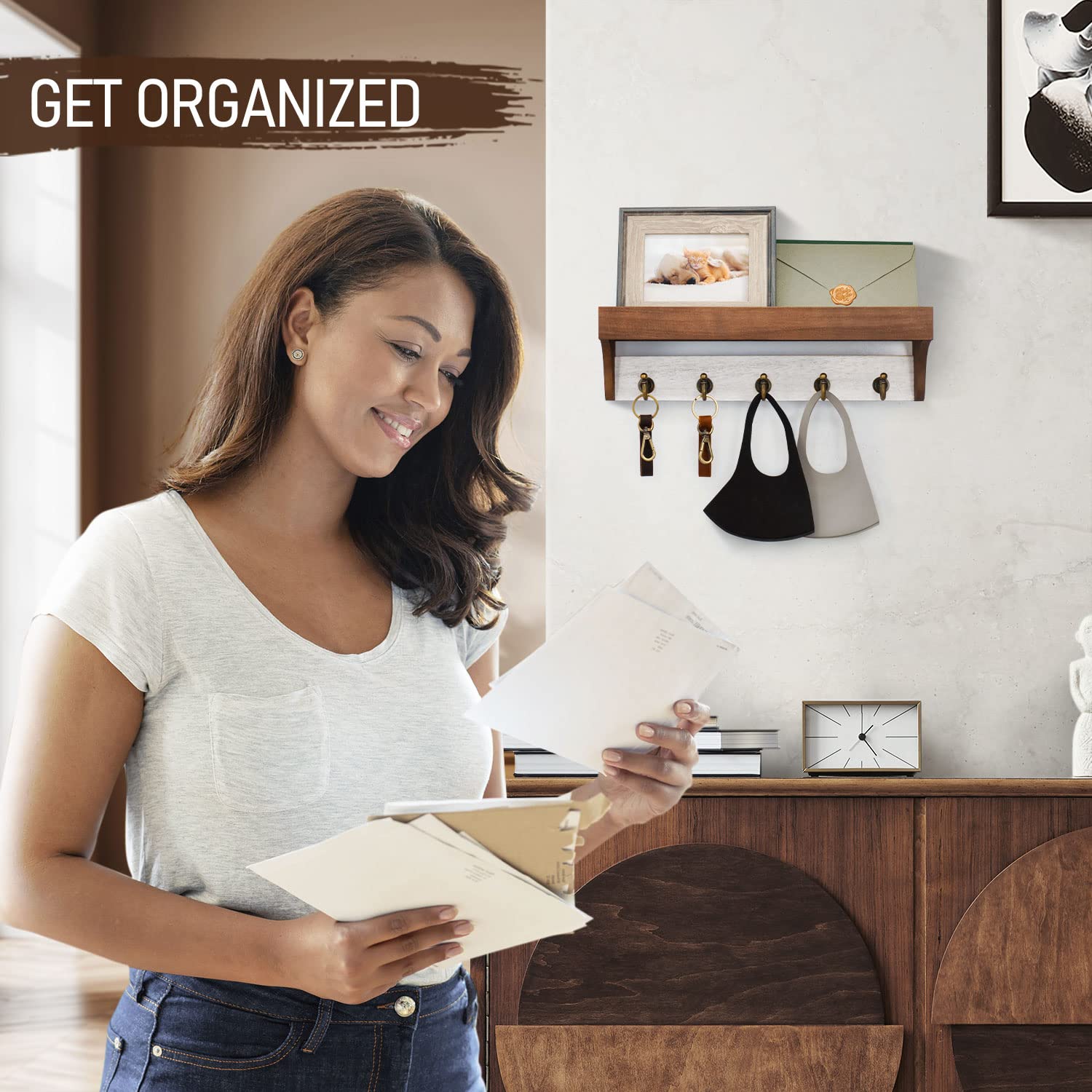 Key Holder with Shelf
