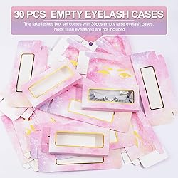 MAGEFY 30 Pieces Eyelashes Packaging Box, Empty