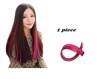 Pelo New Party Wear Colored Hair Streaks Colored Hair Extension