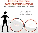 ResultSport The Original Weighted Hoop 1.5kg 100cm Foam Padded Fitness view 2