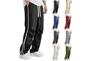 Sweatpants for Men Baggy Cargo Sports Casual Pants Loose Fit Stylish Trousers Cozy Comfy Daily Sweat Pants with Pockets