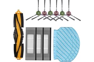 Filter Brush Mop Cloth Set for Ecovacs Deebot Ozmo 920 950 N7 T5 N5 DX55 DJ65 DX93 DX96 DV35 Power Vacuum Cleaner Replacement