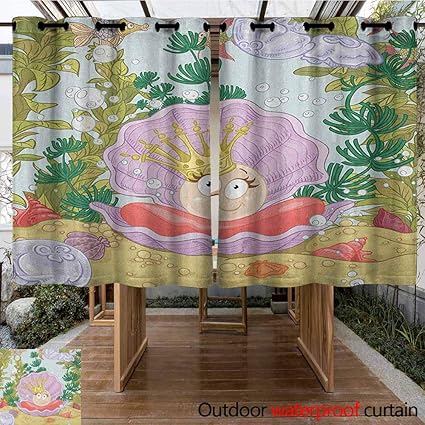 Amazon Com Andytours Curtains For Bedroom Pearls Cute