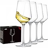 JBHO 17 oz Lead-Free Wine Glasses Set of 4, Hand Blown Durable Crystal Wine Glasses for Daily Use and Hosting Guests, Thin Rim for Serving Red and White Wine, Gift packing for any occasion