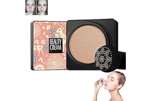 GASSWED Wonderninelife Beauty Cream, Air Cushion Cc Cream, Beauty Cream Base, Water Feeling Flawless BB Cream Moisturizing Oil Control, Lightweight & Smoothing Natural Concealer 2 Colors (Nature)