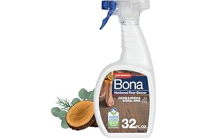Bona Hardwood Floor Cleaner Spray - 32 fl oz - Cedar Wood Scent - Refillable - Residue-Free Floor Cleaning Solution for Wood Floors