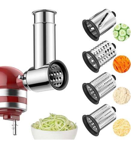 Amazon.com: KitchenAid DRTVICE6 Combo Package Spiralizer KSM1APC