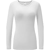 Sthisomo Women's Long Sleeve T-Shirts Basic Crew Neck Shirts