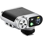 VILTROX TTL Flash for Sony, 1/8000s HSS Retro Flash GN12 Mini Camera Flash | 800mAh on Camera Flash, Touchscreen 24Ws Compact Flash, 1s Recycle Time, for Portrait, S1/S2 Optical Trigger