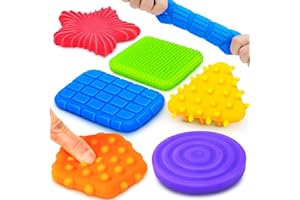 ZAXIDEEL Squishy Sensory Toys for Kids Toddlers: Super Soft & Textured Sensory Fidget Toy for Autistic Children Special Needs | Stress Calming Toys for Kids | Baby Stocking Stuffers Fidget Toy for Autism, ADHD