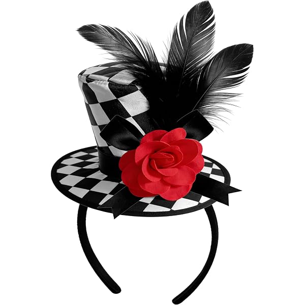 Cirque Du Soleil Black Velvet Mini Top Hat Headband with Fuchsia Accent. Cirque du Soleil Black Mini Top Hat with Headband | eBay main image 4