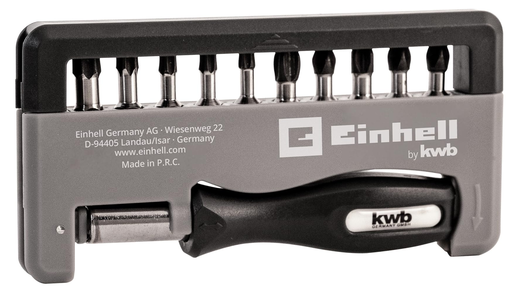 kwb by Einhell 49155025 Handy Bit Box Impact 12 Pieces Cordless Drill Accessories.