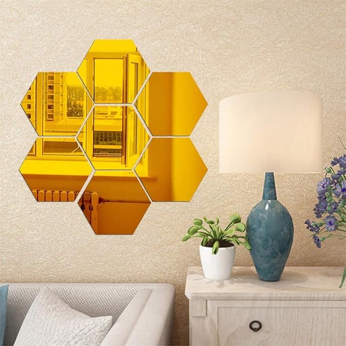 Wall Sticker Mirror, Waterproof, 3D Acrylic, DIY Mirror Effect