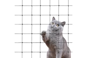 Cat Balcony Net, Pet Balcony Rail Net 10x13 FT Cat Anti Fall Protection Fence Netting for Balcony Window Stair (10x13 FT)