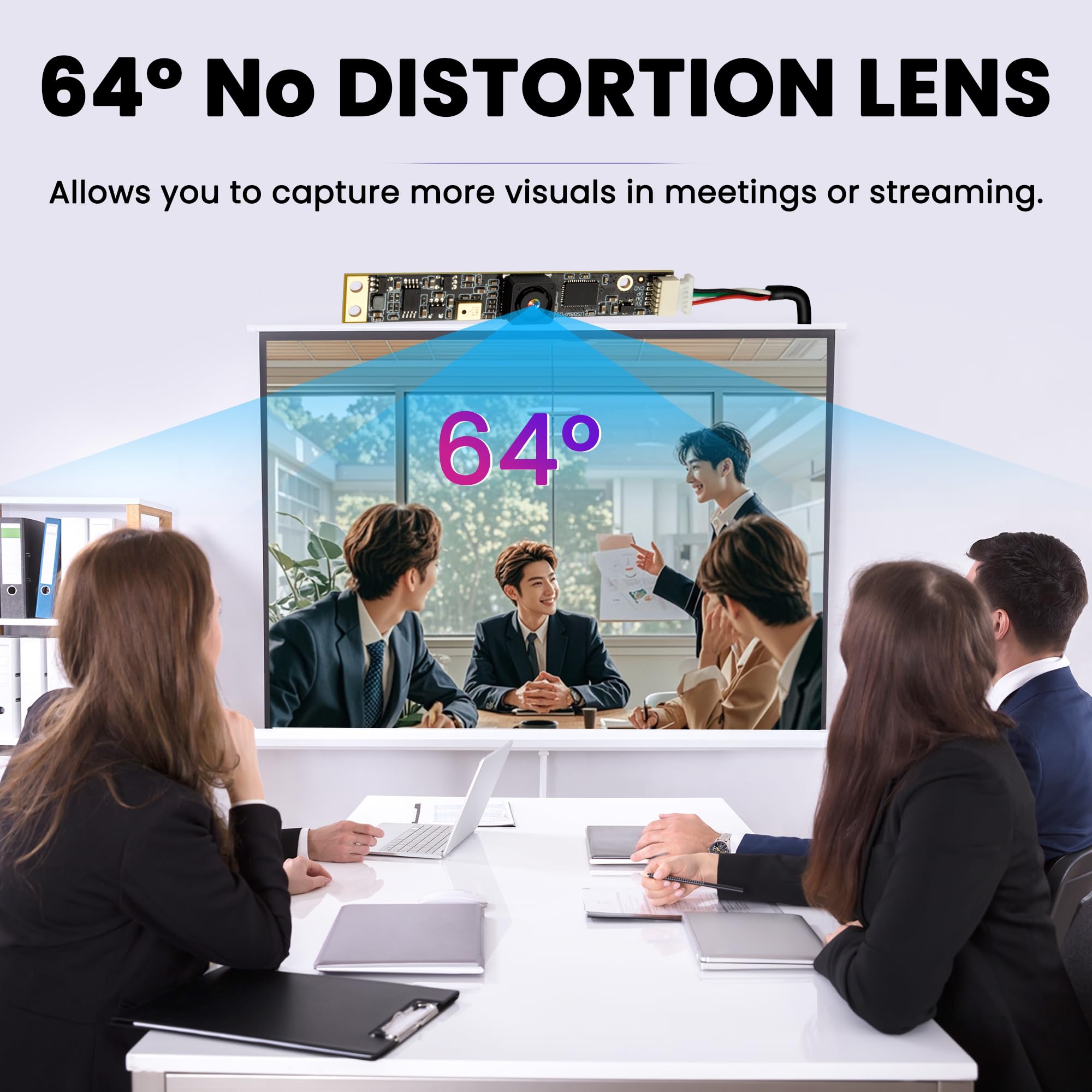 ELP 8mp USB Camera Module With Microphone 4K PC Camera For Computer ...