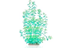 Emotionlite Aquarium Plants, Artificial Fish Tank Plastic Decorations Decor Plants Field Green 1 Pack