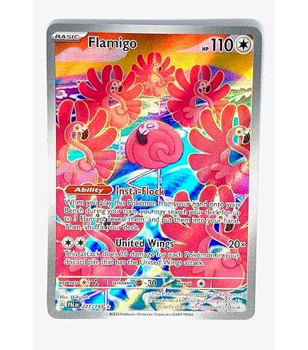 flamingo pokemon card value Flamigo - SV03: Obsidian Flames