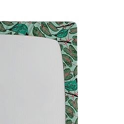 Ambesonne Tropical Fitted Sheet Set, Exotic Flora