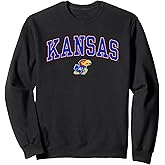 Kansas Jayhawks Arch Over Officially Licensed Sweatshirt Small