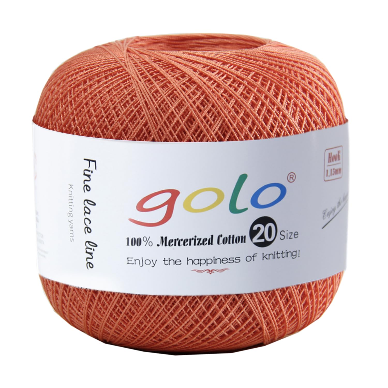 golo Crochet Thread Size 20 Yarn for Hand Knitting Embroidery Thread