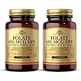 SOLGAR Folate 666 mcg DFE (Folic Acid 400 mcg) - 250 Tablets, Pack of 2 - Prenatal Support - Non-GMO, Vegan, Gluten Free, Dairy Free, Kosher, Halal - 500 Total Servings
