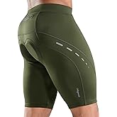 Nepest Men's Bike Shorts 4D Padded Cycling Road Biking Riding Biker Bicycle Mountain Cycle Shorts Zipper Pockets