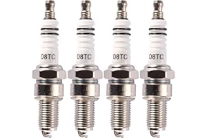 GOOFIT D8TC Spark Plug Replacement for 125cc 150cc 200cc 250cc Chinese ATV CF250 Water Cooled Engine Dirt Bike Go Kart Moped 