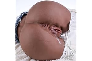 11lb Sex Doll Male Masturbator with Anal Vagina Sex Stroker Realistic Big Butt Brown Sex Dolls Pocket Pussy Ass Masturbator L