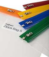 Snopake A4 Plus Zippa-Bag S Pack of 5 370 x 260 mm Transparent Write-On Label view 2