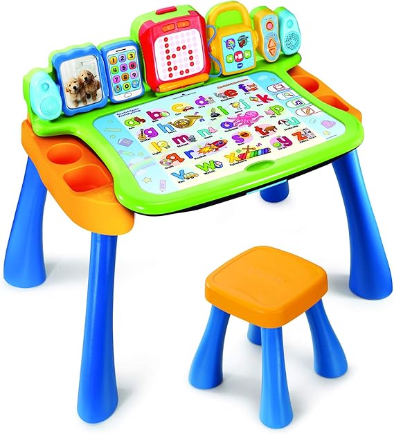 Vtech 4 IN 1 Activity Desk, Writing Pad, Blackboard and Art Station