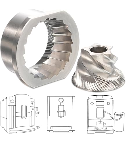 Amazon.com: Conical Burr Grinder Set – Replacement for Espresso