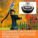 Lechengjia 2 Set Fake Leather Washer Plunger Seals for Handle Pump Type 75 view 5